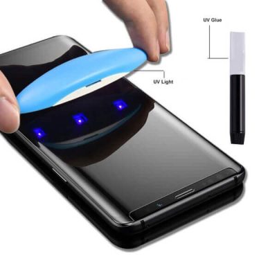 Screen Protector for Samsung Note Series UV Liquid Glue Glass