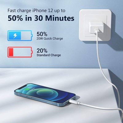 Fast Charger for iPhone 14 13 12  Pro Max 20W PD 3.0 - USB Type C - Image 6