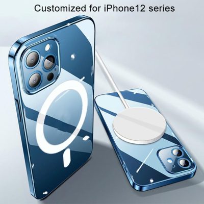 Clear Magnetic Case - iPhone 12 (Compatible with Magsafe) - Image 7