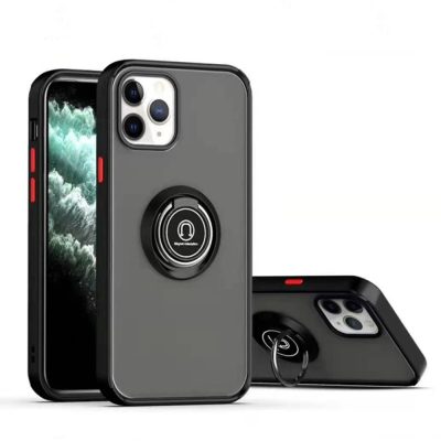 IC-E Frosted Translucent Case with Magnetic Ring Kickstand for iPhone 13 PRO - Image 6