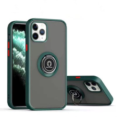 IC-E Frosted Translucent Case with Magnetic Ring Kickstand for iPhone 13 PRO - Image 4