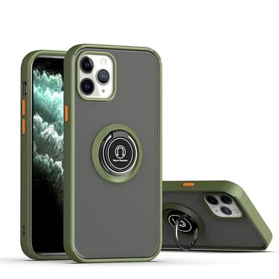 IC-E Frosted Translucent Case with Magnetic Ring Kickstand for iPhone 13 PRO - Image 3