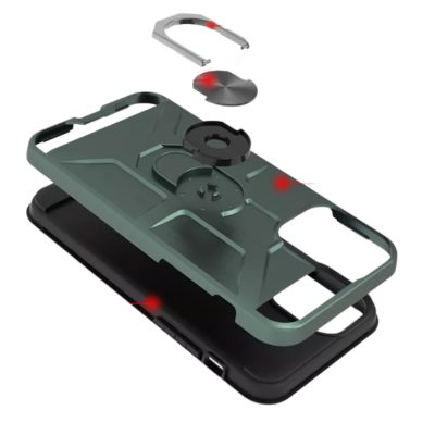 Hard Case Dual Protection for Samsung S21+ S22 S22+ S22 Ultra With Magnetic Ring Stand - Image 3