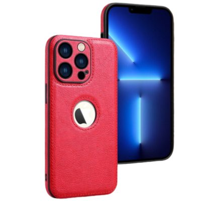 For Apple iPhone 14 & 14 Pro Soft Slim and Shockproof PU Leather Designed Case - Choose Your color and model